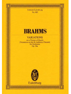 Johannes Brahms: Variations On A Theme Of Haydn Op 56a (noty, partitura)