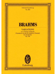 Johannes Brahms: Variations On A Theme Of Haydn Op 56a (noty, partitura)
