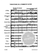 Johannes Brahms: Variations On A Theme Of Haydn Op 56a (noty, partitura)
