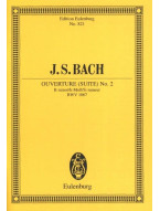 J.S. Bach: Overture Suite No 2 B Minor BWV 1067 (noty, partitura)