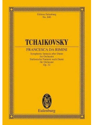 P.I. Čajkovskij: Francesca Da Rimini Op.32 (noty, partitura)