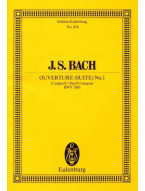 J.S. Bach: Ouvertüre - Suite Nr. 1 C-Dur BWV 1066 (noty, partitura)