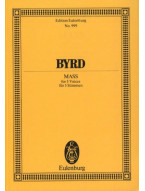 William Byrd: Mass for 5 Voices - SATTB (noty na sborový zpěv)