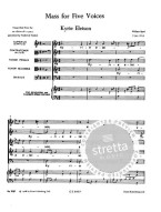William Byrd: Mass for 5 Voices - SATTB (noty na sborový zpěv)