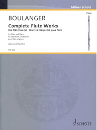 Lili Boulanger: Complete Flute Works (noty na příčnou flétnu, klavír)