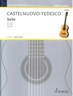 Mario Castelnuovo-Tedesco: Suite D minor op. 133 (noty na kytaru)
