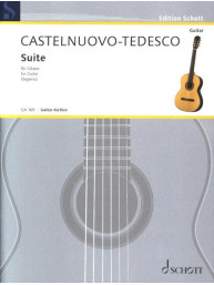 Mario Castelnuovo-Tedesco: Suite D minor op. 133 (noty na kytaru)