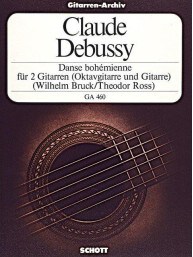 Claude Debussy: Danse Bohemienne (noty na kytaru)