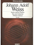 Johann Adolf Weiss: Sechs leichte Duette (noty na kytaru)