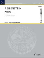Franz Reizenstein: Partita (noty na zobcovou flétnu, klavír)