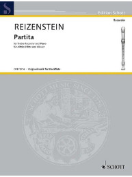 Franz Reizenstein: Partita (noty na zobcovou flétnu, klavír)