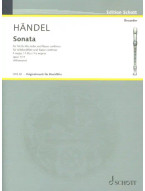 Georg Friedrich Händel: Sonata in F major (noty na zobcovou flétnu)