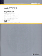 Bohuslav Martinů: Nipponari - 7 songs on Japanese poetry (noty na klavír, zpěv)