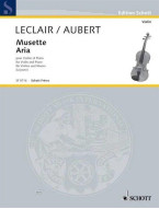 Jacques Aubert /Jean-Marie Leclair: Musette/Aria (noty na housle, klavír)