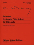 Claude Debussy: Syrinx - La Flute de Pan (noty na příčnou flétnu)
