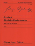 Franz Schubert: The Complete Piano Sonatas 3 (noty na klavír)