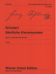 Franz Schubert: The Complete Piano Sonatas 3 (noty na klavír)