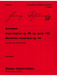 Franz Schubert: Impromptus and Moments Musicaux (noty na klavír)