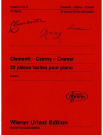 Clementi-Czerny-Cramer: 32 Pieces faciles pour piano (noty na klavír)