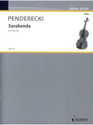Krzysztof Penderecki: Sarabanda (noty na violu)