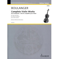 Lili Boulanger: Complete Violin Works (noty na housle, klavír)