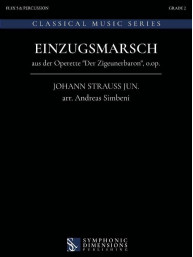 Johann Strauss Jr.: Einzugsmarsch (noty pro 5-členný flexibilní orchestr, party, partitura)