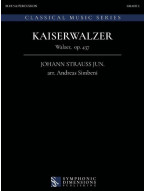 Johann Strauss Jr.: Kaiserwalzer (noty pro 5-členný flexibilní orchestr, party, partitura)