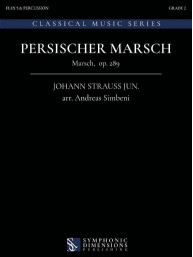 Johann Strauss Jr.: Persischer Marsch (noty pro 5-členný flexibilní orchestr, party, partitura)