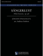 Johann Strauss Jr.: Sängerlust (noty pro 5-členný flexibilní orchestr, party, partitura)