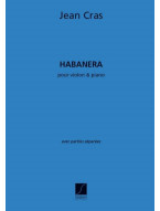 Jean Cras: Habanera (noty na housle klavír)