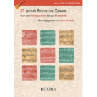 21 leichte Stücke für Gitarre (noty na kytaru)