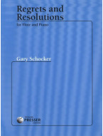 Gary Schocker: Regrets and Resolutions (noty na příčnou flétnu, klavír)