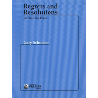Gary Schocker: Regrets and Resolutions (noty na příčnou flétnu, klavír)
