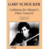 Gary Schocker: Cadenzas for Mozart's Flute Concerti (noty na příčnou flétnu)