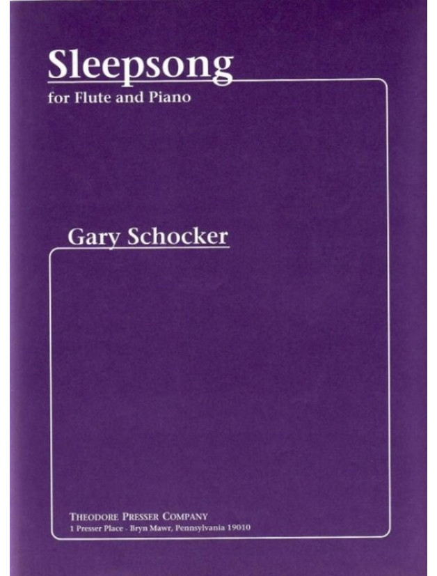 Gary Schocker: Sleepsong (noty na příčnou flétnu, klavír)