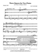Gary Schocker: Three Dances for Two Flutes (noty pro 2 příčné flétny, klavír) Gary Schocker: Three Dances for Two Flutes (noty pro 2 příčné flétny, klavír)