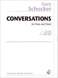 Gary Schocker: Conversations (noty na příčnou flétnu, klavír)