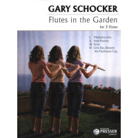 Gary Schocker: Flutes In The Garden (noty pro 3 příčné flétny)