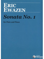Eric Ewazen: Sonata No. 1 (noty na příčnou flétnu, klavír)