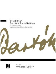 Béla Bartók: Romanian Folk Dances (noty pro klarinet, klavír)