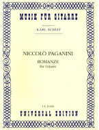Niccolo Paganini: Romanze (noty na kytaru)