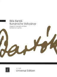 Béla Bartók: Romanian Folk Dances (noty na violoncello, klavír)
