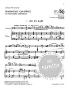 Béla Bartók: Romanian Folk Dances (noty na violoncello, klavír)
