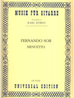 Fernando Sor: Menuetto (noty na kytaru)