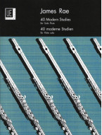 James Rae: 40 Modern Studies For Solo Flute (noty na příčnou flétnu)