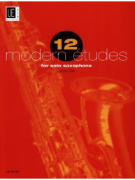 James Rae: 12 Modern Etudes For Solo Saxophone (noty na saxofon)