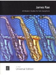 James Rae: 20 Modern Studies For Solo Saxophone (noty na saxofon)