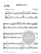 Frédéric Chopin: Mazurka Opus 7/1 + Wals Opus 34/2 (noty na příčnou flétnu, kytaru)