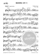 Frédéric Chopin: Mazurka Opus 7/1 + Wals Opus 34/2 (noty na příčnou flétnu, kytaru)