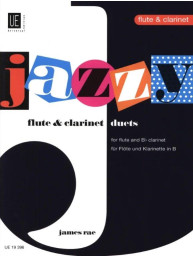 James Rae: Jazzy Duets (noty na příčnou flétnu, klarinet)